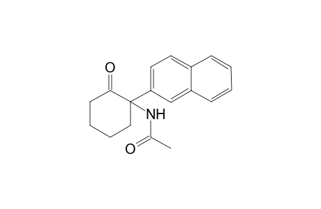 N-[1-(2-naphthyl)-2-oxo-cyclohexyl]acetamide