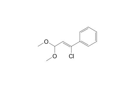 (Z)-1-Chloro-3,3-dimethoxy-1-phenyl-1-propene