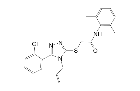 2-{[4-allyl-5-(2-chlorophenyl)-4H-1,2,4-triazol-3-yl]sulfanyl}-N-(2,6-dimethylphenyl)acetamide