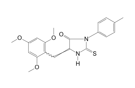2-THIO-3-p-TOLYL-5-(2,4,6-TRIMETHOXYBENZYLIDENE)HYDANTOIN