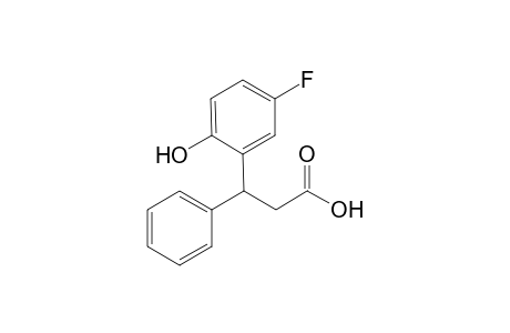 benzenepropanoic acid, 5-fluoro-2-hydroxy-beta-phenyl-