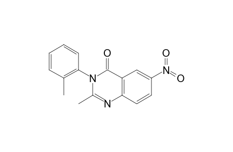 2-methyl-6-nitro-3-(o-tolyl)-4(3H)-quinazolinone