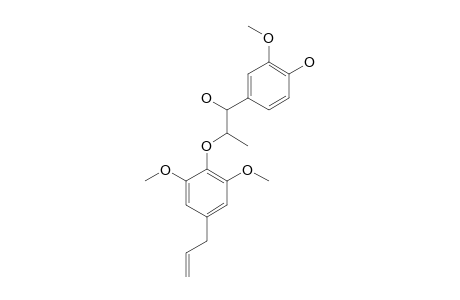 1-(4-HYDROXY-3-METHOXYPHENYL)-2-(4-ALLYL-2,6-DIMETHOXYPHENOXY)-PROPAN-1-OL