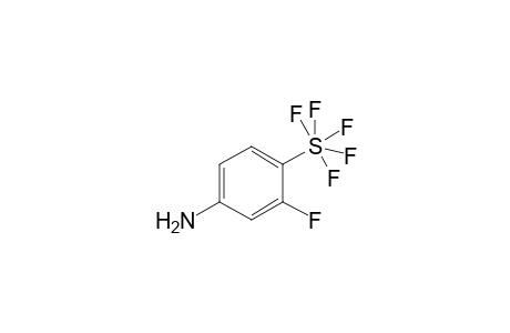 2-[.lambda.(6)-Pentafluorosulfanyl]-5-amino-1-fluorobenzene