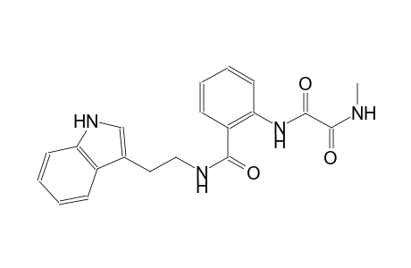 ethanediamide, N~1~-[2-[[[2-(1H-indol-3-yl)ethyl]amino]carbonyl]phenyl]-N~2~-methyl-