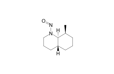 N-Nitroso-8.beta.-methyl-trans-decahydroquinoline