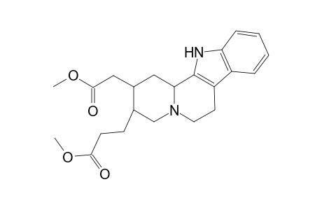 (allo)-methyl-3-(2-methoxy carbonyl methyl-1,2,3,4,6,7-hexahydroindolo(2,3-a)quinolizin-3-yl)propanoic acid