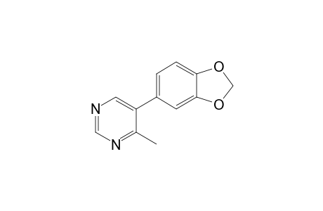 4-Methyl-5-(3,4-methylenedioxy)-phenylpyrimidine