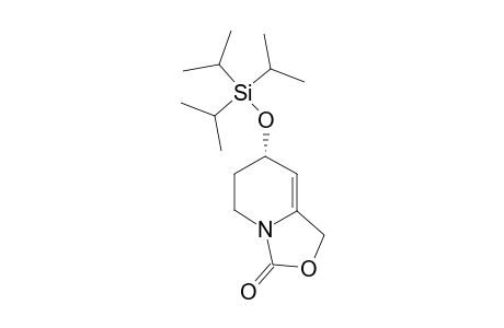 (-)-(S)-7-TRIISOPROPYLSILYLOXY-1,5,6,7-TETRAHYDRO-[1,3]-OXAZOLO-[3,4-A]-PYRIDIN-3-ONE