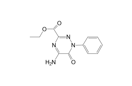 Ethyl 5-amino-6-oxo-1-phenyl-1,6-dihydro-1,2,4-triazine-3-carboxylate