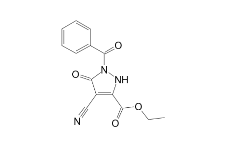 Ethyl 1-benzoyl-4-cyano-5-oxo-2,5-dihydro-1H-pyrazole-3-carboxylate