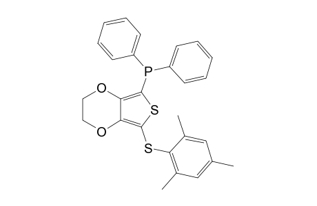 2-DIPHENYLPHOSPHINYL-5-MESITYLTHIO-3,4-ETHYLENEDIOXY-THIOPHENE