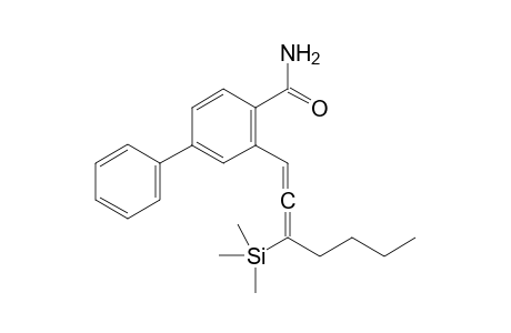 3-[3-(Trimethylsilyl)hepta-1,2-dien-1-yl]-[1,1'-biphenyl]-4-carboxamide