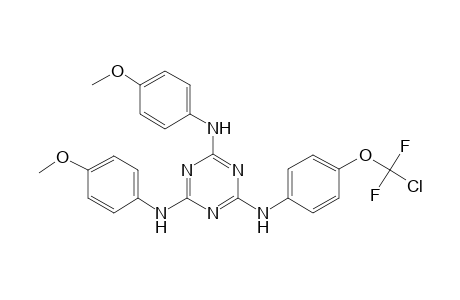 2-N-[4-[chloro(difluoro)methoxy]phenyl]-4-N,6-N-bis(4-methoxyphenyl)-1,3,5-triazine-2,4,6-triamine