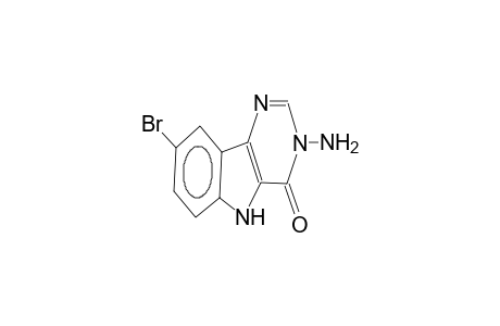 3-amino-8-bromo-3,4-dihydro-1H-indolo[3,2-d]pyrimidin-4-one