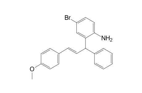 (E)-4-bromo-2-[3-(4-methoxyphenyl)-1-phenylallyl]aniline