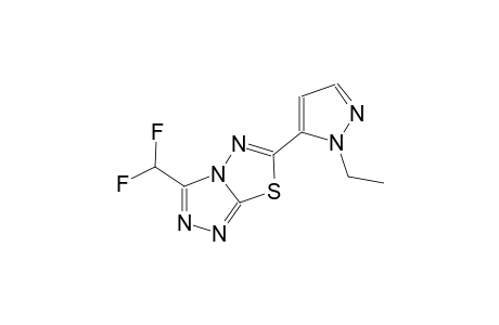 3-(difluoromethyl)-6-(1-ethyl-1H-pyrazol-5-yl)[1,2,4]triazolo[3,4-b][1,3,4]thiadiazole