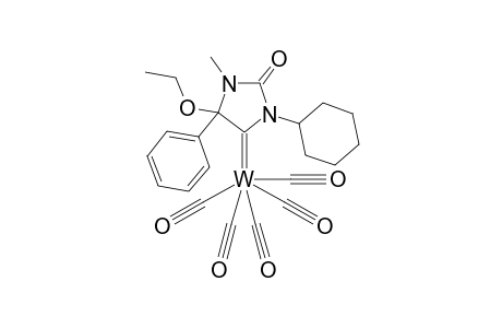 Tungsten, pentacarbonyl(3-cyclohexyl-5-ethoxy-1-methyl-2-oxo-5-phenyl-4-imidazolidinylidene)-, (OC-6-21)-