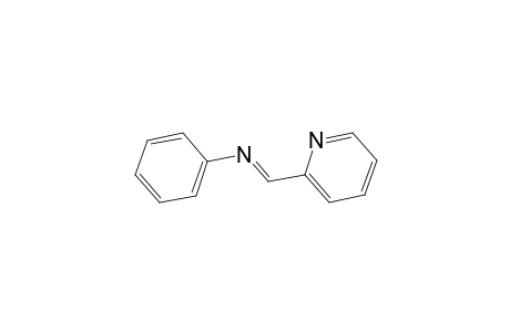 Benzenamine, N-(2-pyridinylmethylene)-