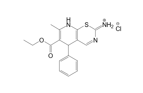 6-Ethoxycarbonyl-7-methyl-5-phenyl-5,8-dihydro-2H-pyrido[3,2-e][1,3]thiazin-2-iminium chloride