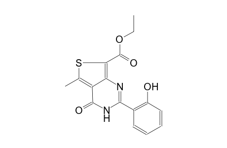 thieno[3,4-d]pyrimidine-7-carboxylic acid, 3,4-dihydro-2-(2-hydroxyphenyl)-5-methyl-4-oxo-, ethyl ester