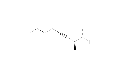 (2S,3S)-2-iodo-3-methyl-non-4-yne