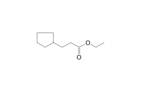 3-Cyclopentylpropionic acid, ethyl ester