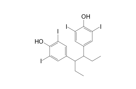 4-[1-ethyl-2-(4-hydroxy-3,5-diiodo-phenyl)butyl]-2,6-diiodo-phenol
