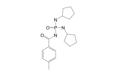 PARA-ME-C6H4C(O)NHP(O)[NH(C5H9)]2;N-(PARA-METHYL)-BENZOYL-N',N''-BIS-(CYCLOPENTYL)-PHOSPHORIC-TRIAMIDE