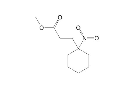 1-Nitro-cyclohexanepropionic acid, methyl ester