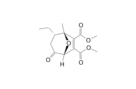 (1R,2S,5R)-2-Ethyl-1-methyl-4-oxo-8-oxa-bicyclo[3.2.1]oct-6-ene-6,7-dicarboxylic acid dimethyl ester