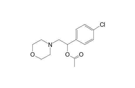 1-(4-Chlorophenyl)-2-(4-morpholinyl)ethanol, acetate