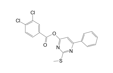 3,4-Dichlorobenzoic acid, (2-methylsulfanyl-6-phenylpyrimidin-4-yl) ester