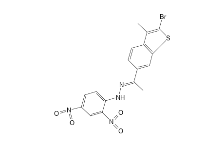 2-bromo-3-methylbenzo[b]thien-6-yl methyl ketone, 2,4-dinitrophenylhydrazone