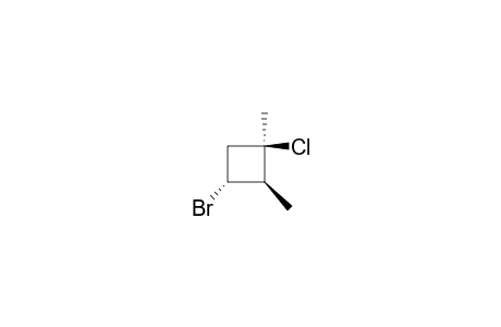 Cyclobutane, 3-bromo-1-chloro-1,2-dimethyl-, (1.alpha.,2.beta.,3.alpha.)-