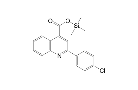 2-(4-Chlorophenyl)-4-quinolinecarboxylic acid, trimethylsilyl ester