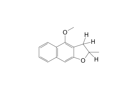 NAPHTHO/2,3-B/FURAN, 2,3-DIHYDRO- 4-METHOXY-2-METHYL-,