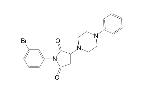 1-(3-Bromophenyl)-3-(4-phenyl-1-piperazinyl)-2,5-pyrrolidinedione