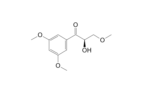 (R)-2-Hydroxy-3-methoxy-1-(3,5-dimethoxyphenyl)propan-1-one