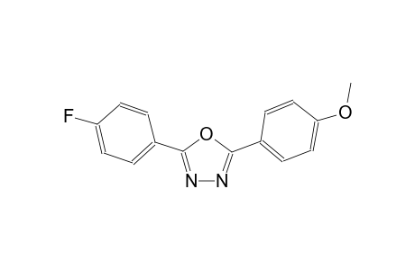 2-(4-FLUOROPHENYL)-5-(4-METHOXYPHENYL)-1,3,4-OXADIAZOLE