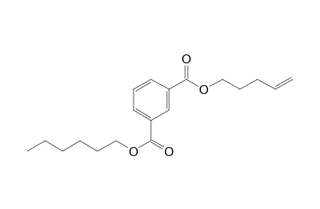 Isophthalic acid, hexyl pent-4-enyl ester