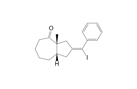 rel-(3aR,8aS,E)-2-(Iodo(phenyl)methylene)-3a-methyloctahydroazulen-4(2H)-one