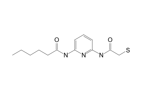 2-(Mercaptoacetylamino)-6-hexanoylaminopyridine