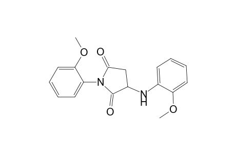 1-(2-Methoxyphenyl)-3-(o-anisidino)pyrrolidine-2,5-quinone