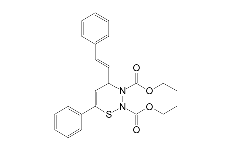 2,3-Bis(ethoxycarbonyl)-6-phenyl-4-styryl-3,4-dihydro-2H-1,2,3-thiadiazine