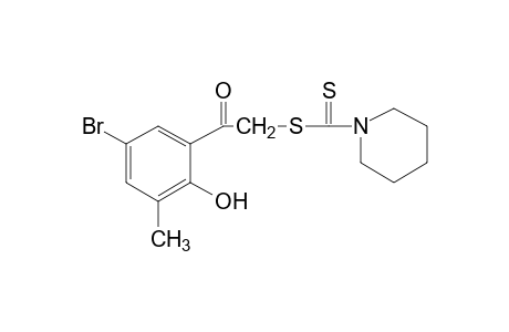 5'-BROMO-2'-HYDROXY-2-MERCAPTO-3'-METHYLACETOPHENONE, 2-(1-PIPERIDINECARBODITHIOATE)