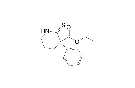 3-Phenyl-2-sulfanylidene-3-piperidinecarboxylic acid ethyl ester