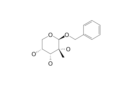 Benzyl - 2-C-(methyl)-.beta.-D-ribopyranoside