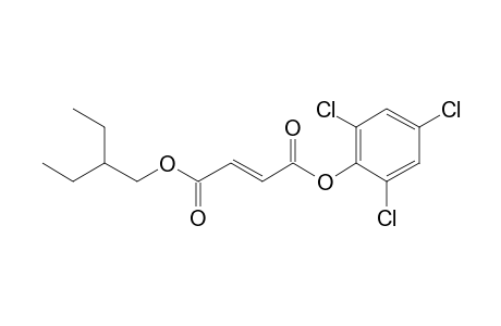 Fumaric acid, 2-ethylbutyl 2,4,6-trichlorophenyl ester