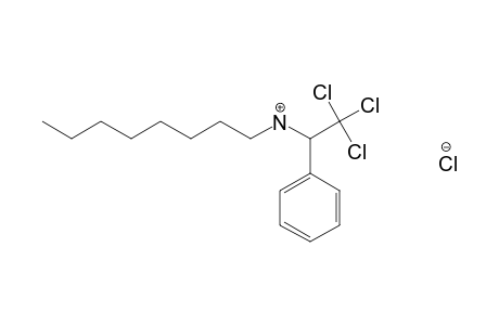 N-[a-(trichloromethyl)benzyl]octylamine, hydrochloride